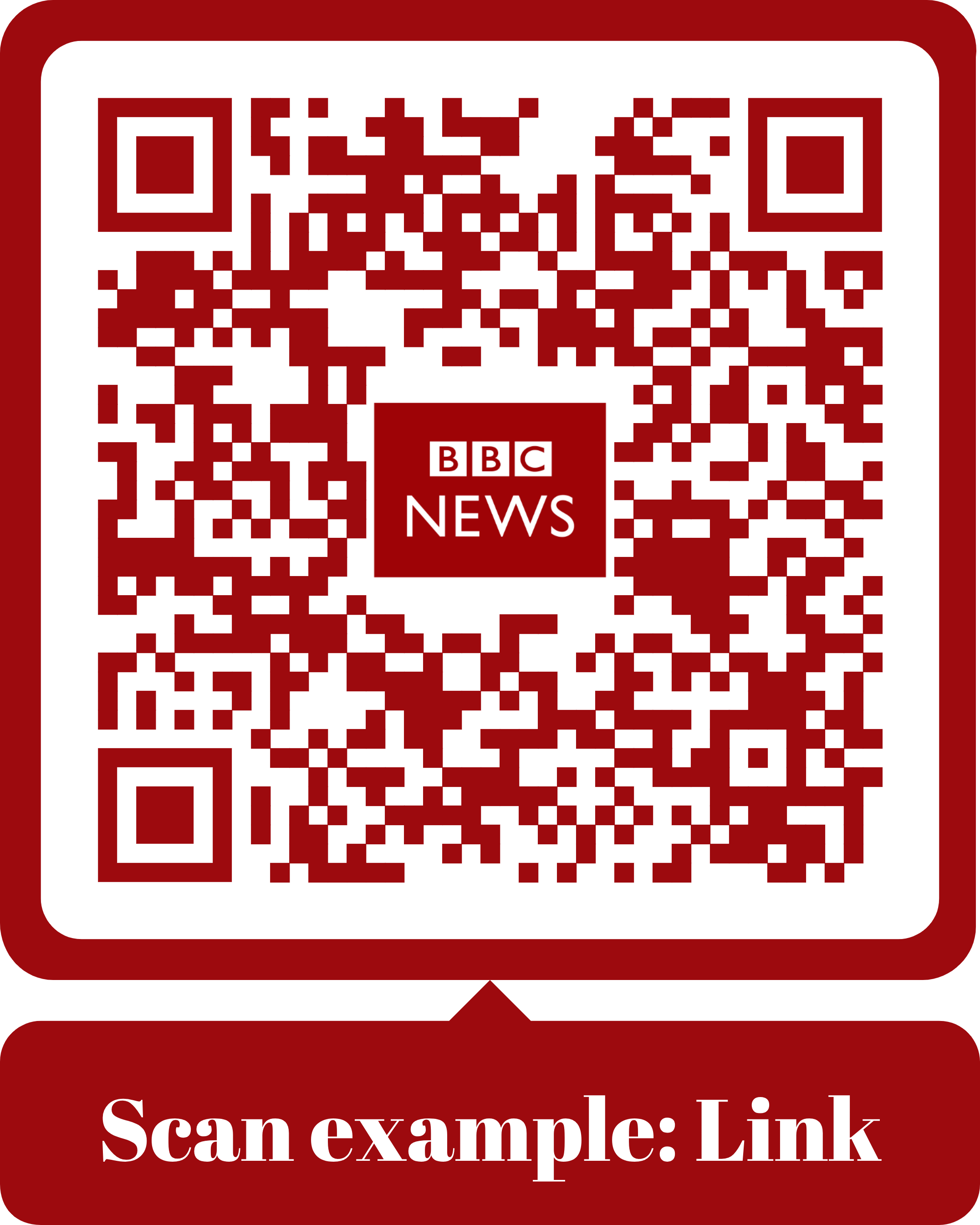 Lenke / URL – eksempel på QR-kode